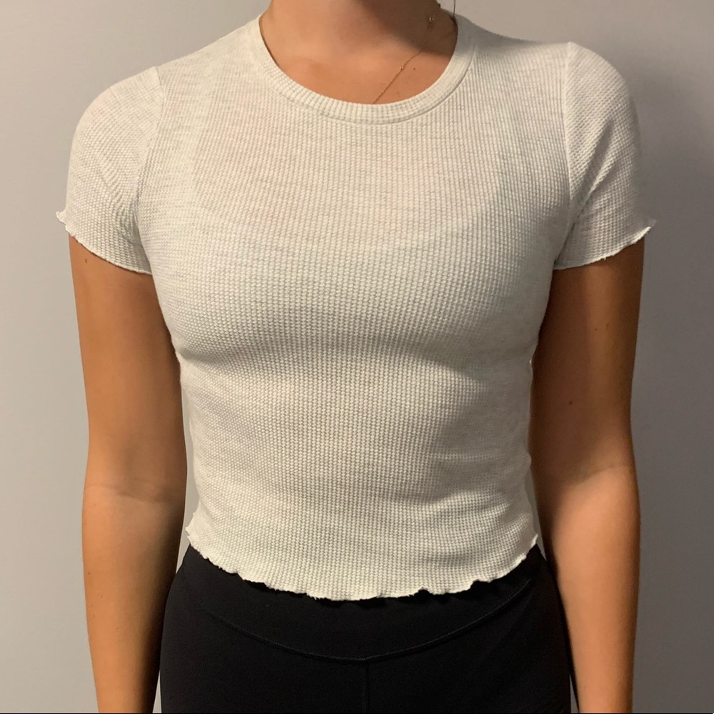 basic grey shirt